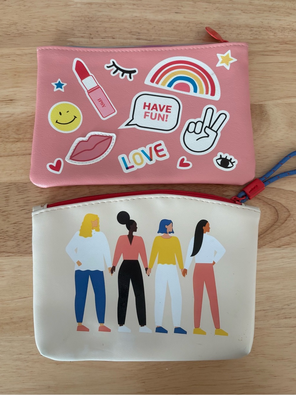2 IPSY Pouches March & August 2021 glam bags